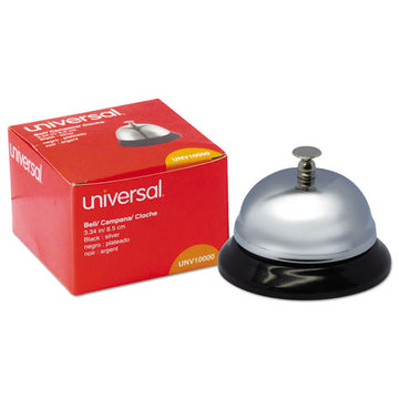Universal® Call Bell, 3-3-8" Diameter, Brushed Nickel freeshipping - TVN Wholesale